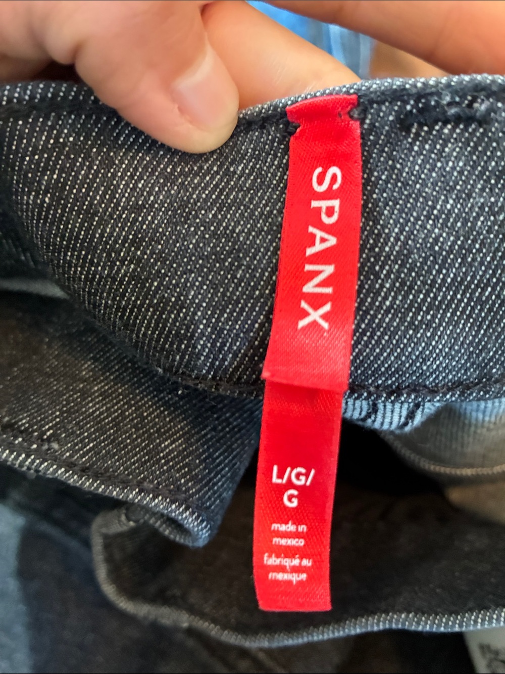 Spanx Wide Leg High-Waist Black Jeans size L - Picture 6 of 11